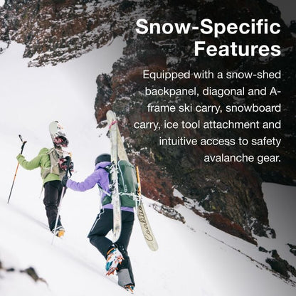 Sopris 32L Ski & Snowboard Backpack - US 8341